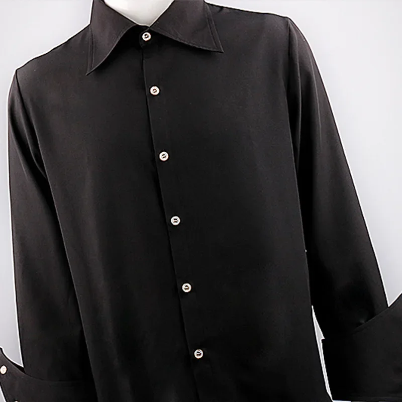 Новая европейская и американская средневековая мужская рубашка с длинными