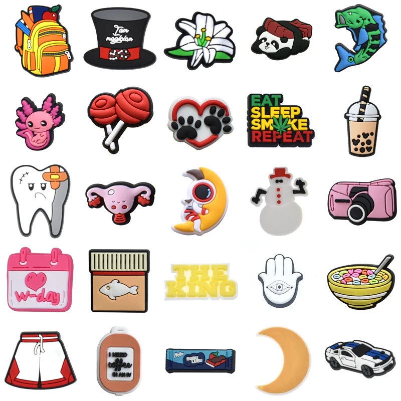 

Kids Men Girl Shoes Accessories Para Pins Set Jeans Packs Women Charm Boy Wholesale Bulk Gifts Shoe Charms Decorations for Crocs
