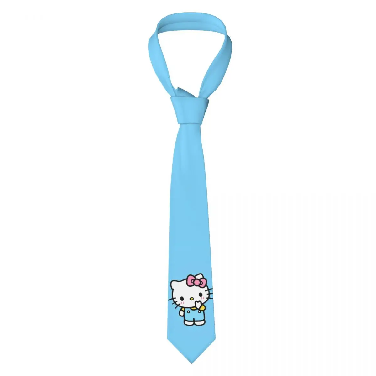 Мужские галстуки Hello Kitty Kawaii с героями мультфильмов узкие полиэстеровые 8 см
