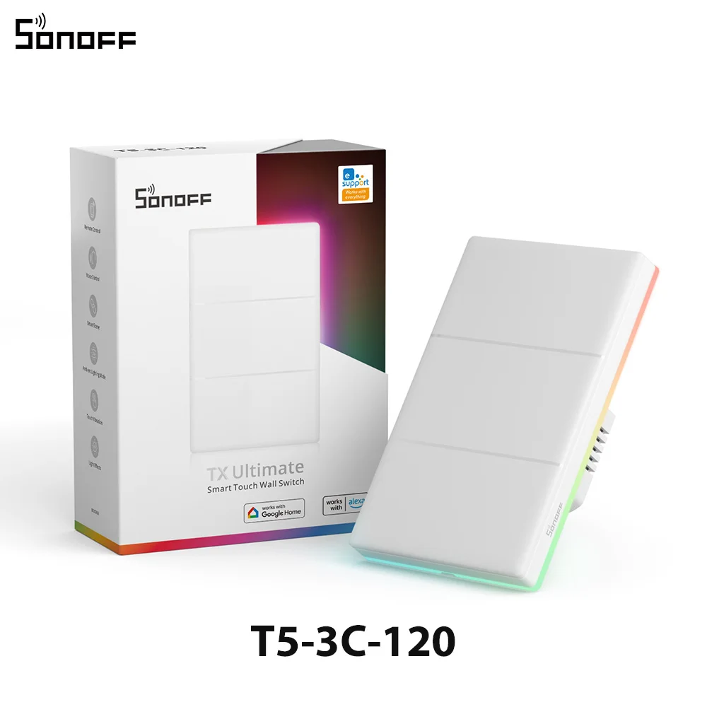 

SONOFF TX Ultimate (T5) умный настенный выключатель Wi-Fi