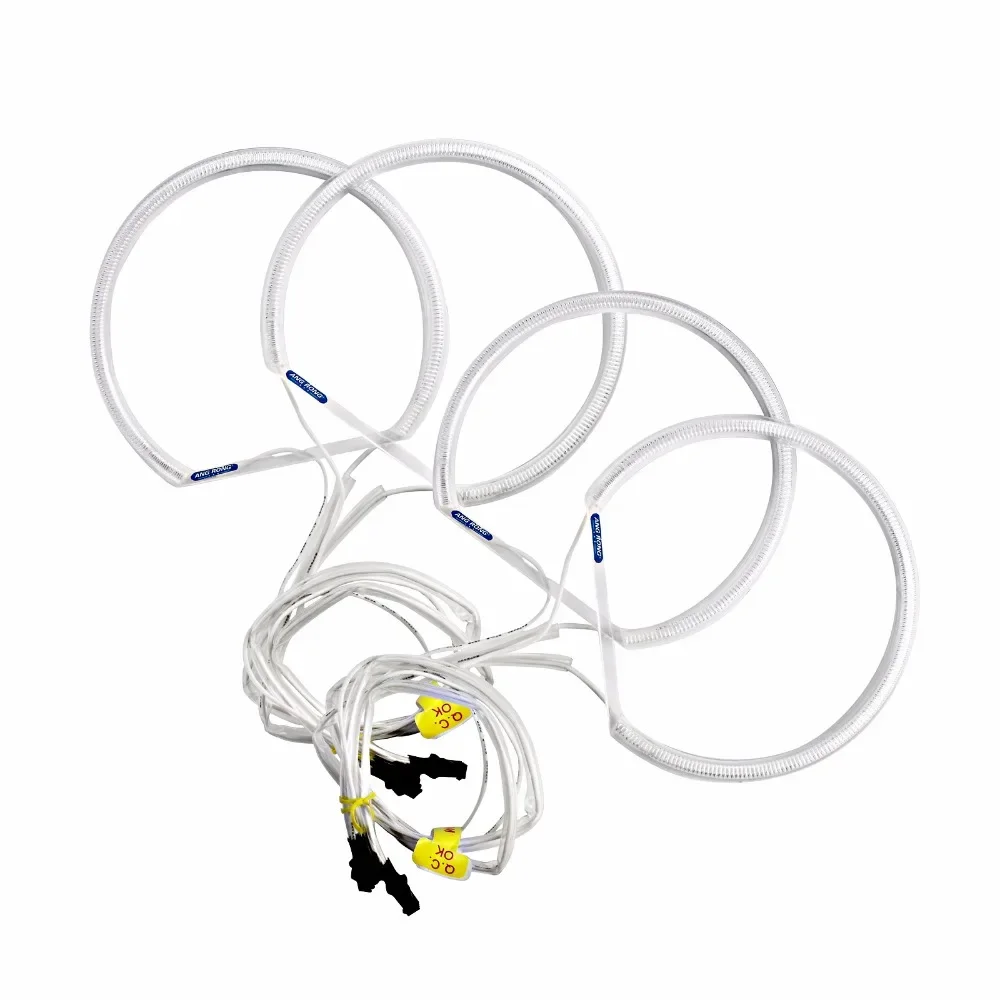 ANGRONG без проектора отражатель фар CCFL комплект ангельские глазки тип 7000K белая