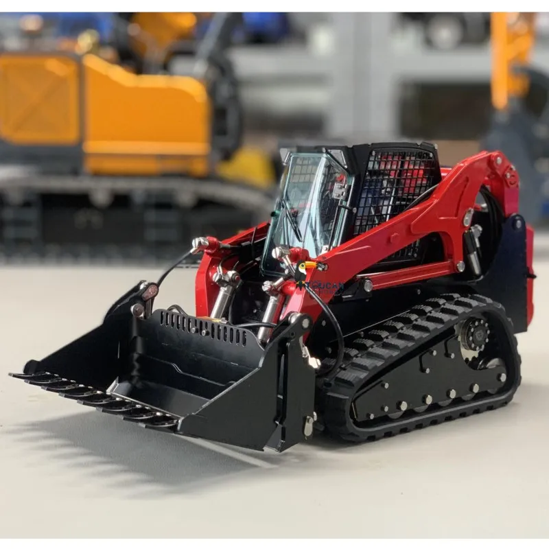 Металлический 1/14 LESU Радиоуправляемый гидравлический погрузчик телефон с