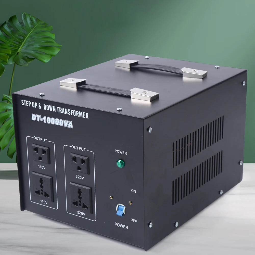 

ST-10000 110V To 220V Step Up/Down Transformer Voltage Converter Circuit Breaker Protection 10000W