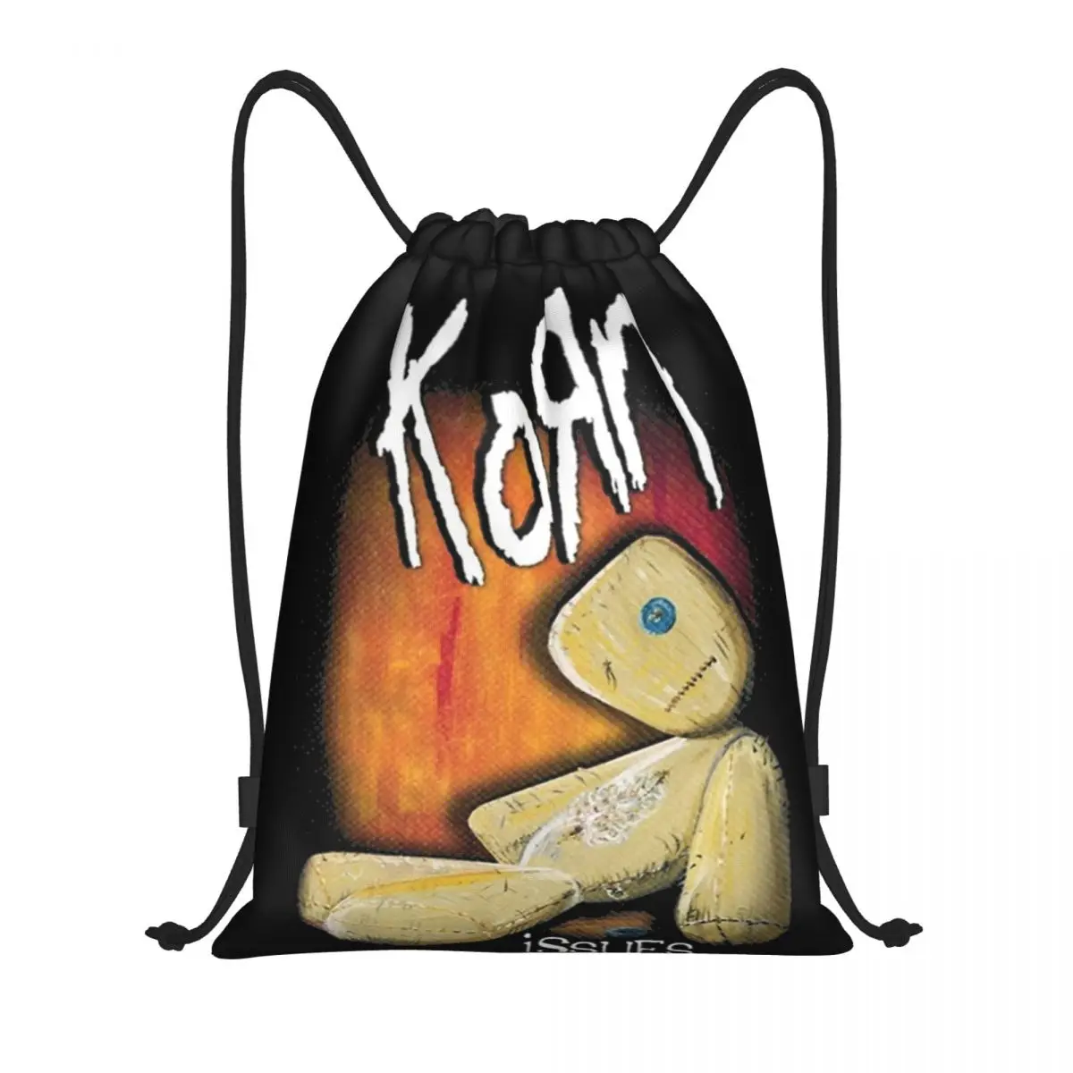 Рюкзак с черепом в стиле рок рюкзак на шнурке для спортивного зала