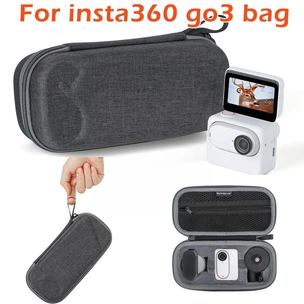 

For Insta360 GO 3 Camera Cloth Portable Case Mini Carrying Handbag Scratchproof Soft Lining Bag For Insta360 GO 3 Accessori N2X6