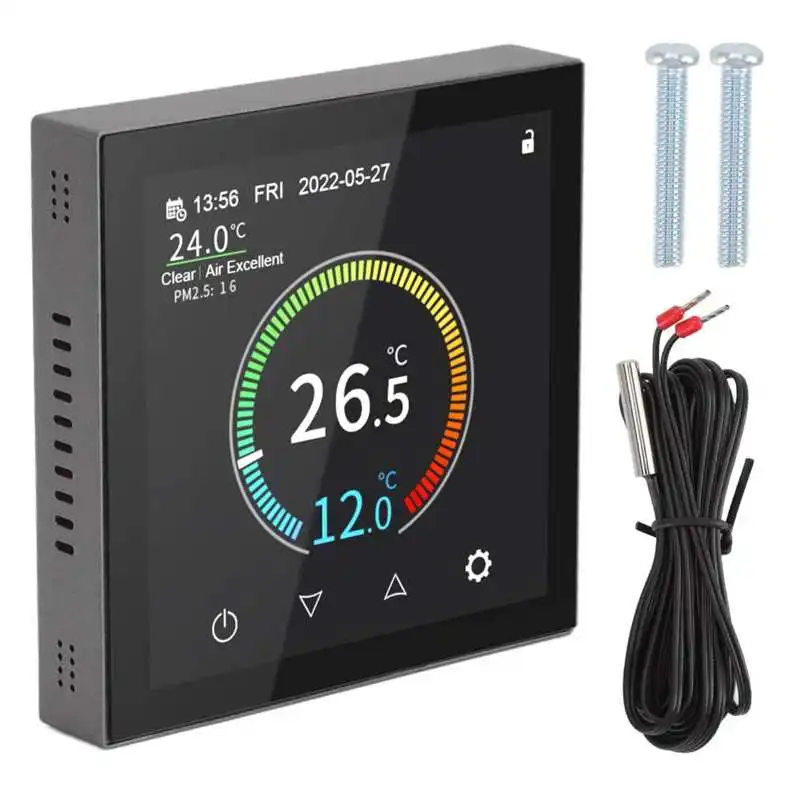 

Smart Thermostat Color Screen 90-240V WiFi Thermostat for Home