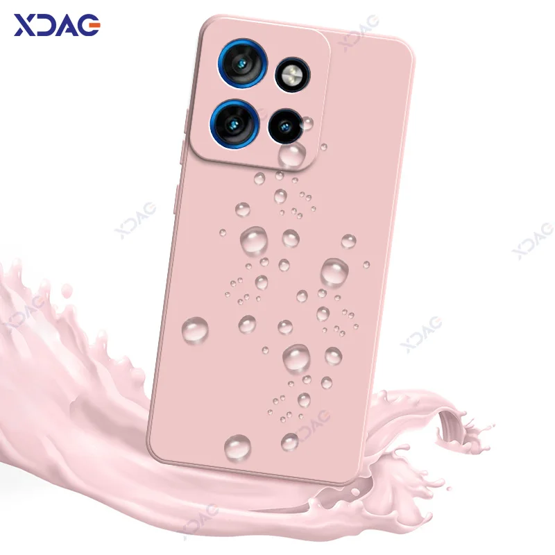 Фото Оригинальные чехлы для мобильных телефонов Motorola Moto S50 Edge 50 Neo MotoS50 Edge50Neo 5G 6,4 дюйма, мягкий роскошный квадратный жидкий силиконовый чехол №1