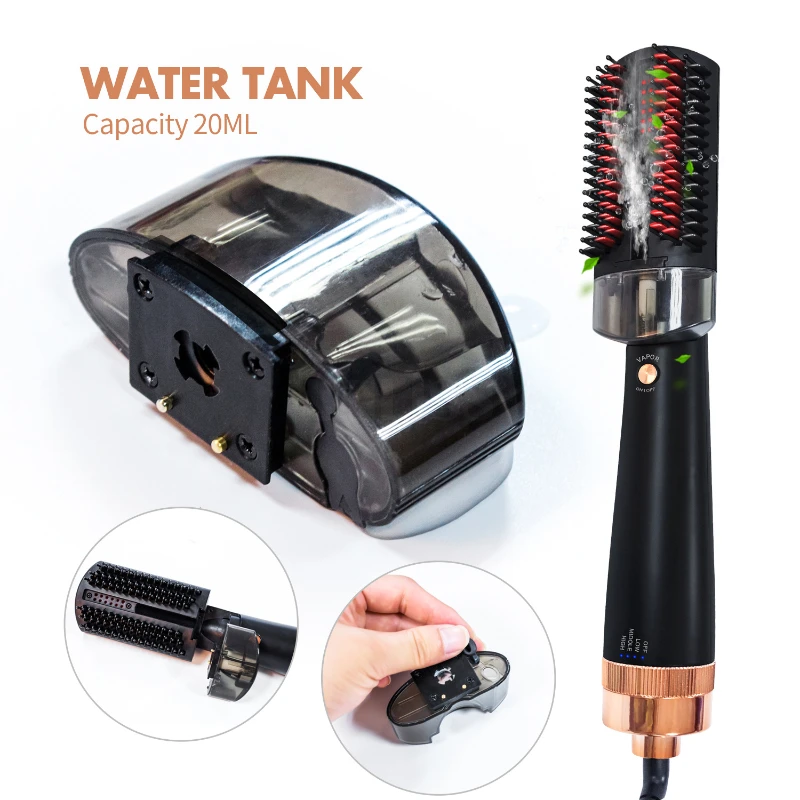 

2 в 1 Расческа с инфракрасным распылителем, Расческа с горячим воздухом, паровой выпрямитель для волос, расческа с горячим воздухом, профессиональный фен, инструменты для укладки волос