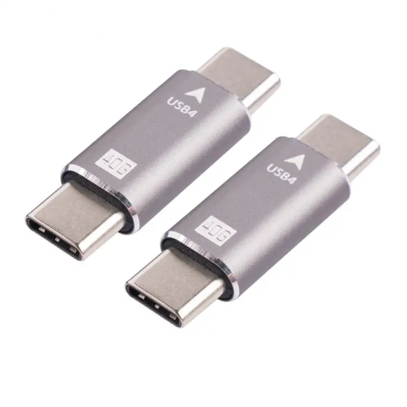 

100w Charging Type-c Adapter Portable Video Type-c Male To Male Adapter 40gbps Audio Adapter For Samsung Notebook Universal