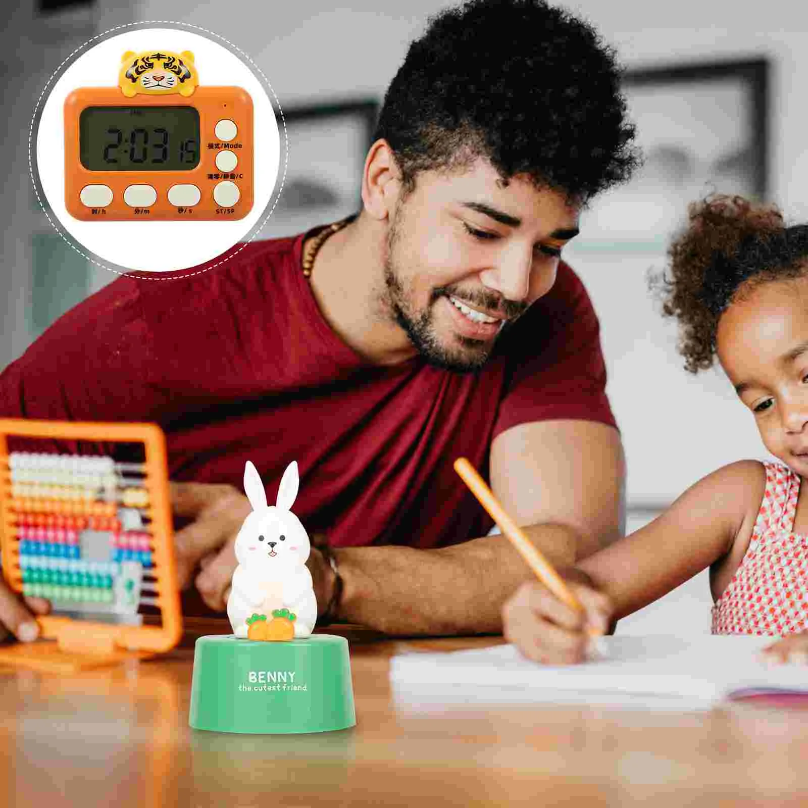 

Timer Kitchen Clock Alarm Mechanical Cooking Timers Countdown Loud Tube Cartoon Creative Household Tool Wind Countersegg Animal