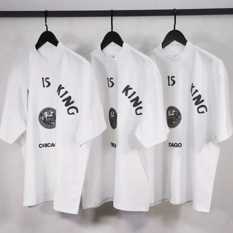 

Модные мужские футболки CPFM Kanye с изображением Уэста Иисуса короля, 1:1, высококачественные женские винтажные футболки CPFM Chicago, топы, футболки, ...