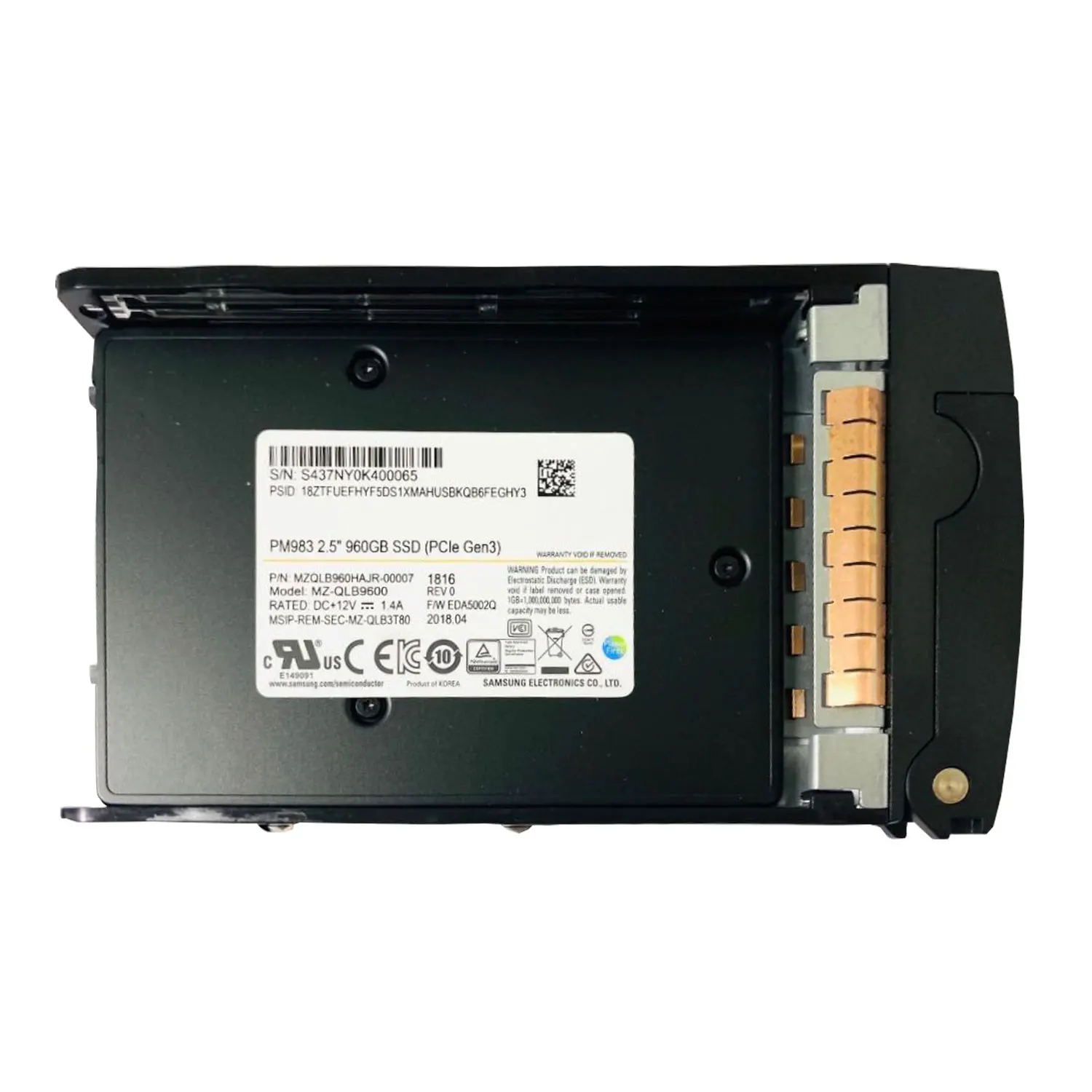 

MZ-QLB9600 PM983 960GB 2.5 inch Enterprise Solid State Drive SSD