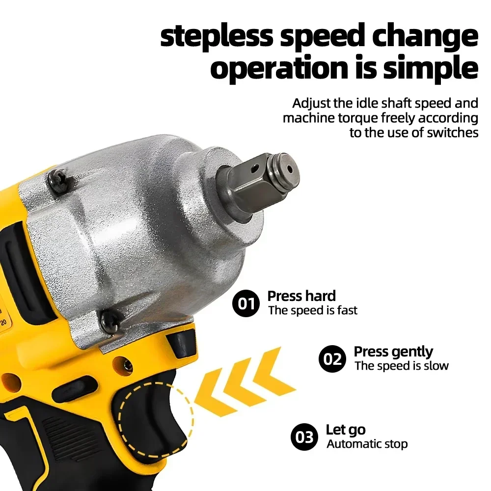 Бесщеточный электрический гаечный ключ Dewalt DCF892 812 Нм