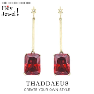 Серьги-подвески с крупными камнями и звездами, европейские Волшебные Модные хорошие ювелирные изделия для женщин, летнее серебро 2020 пробы, подарок 925