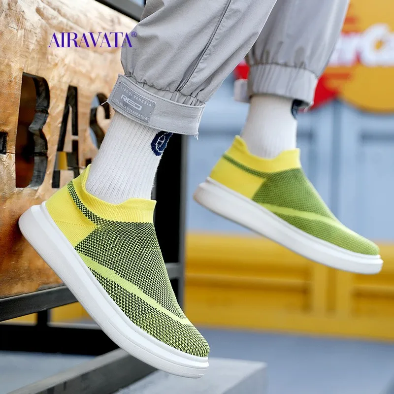 Original Men Shoes Breathable Black Unisex Casual Shoes Light Tennis Socks Shoe High Quality Men's Sneakers Summer