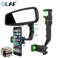 olaf car phone holder multifunctional desk phone stand lazy bracket 360 degree rotate auto rearview mirror phone holder in car