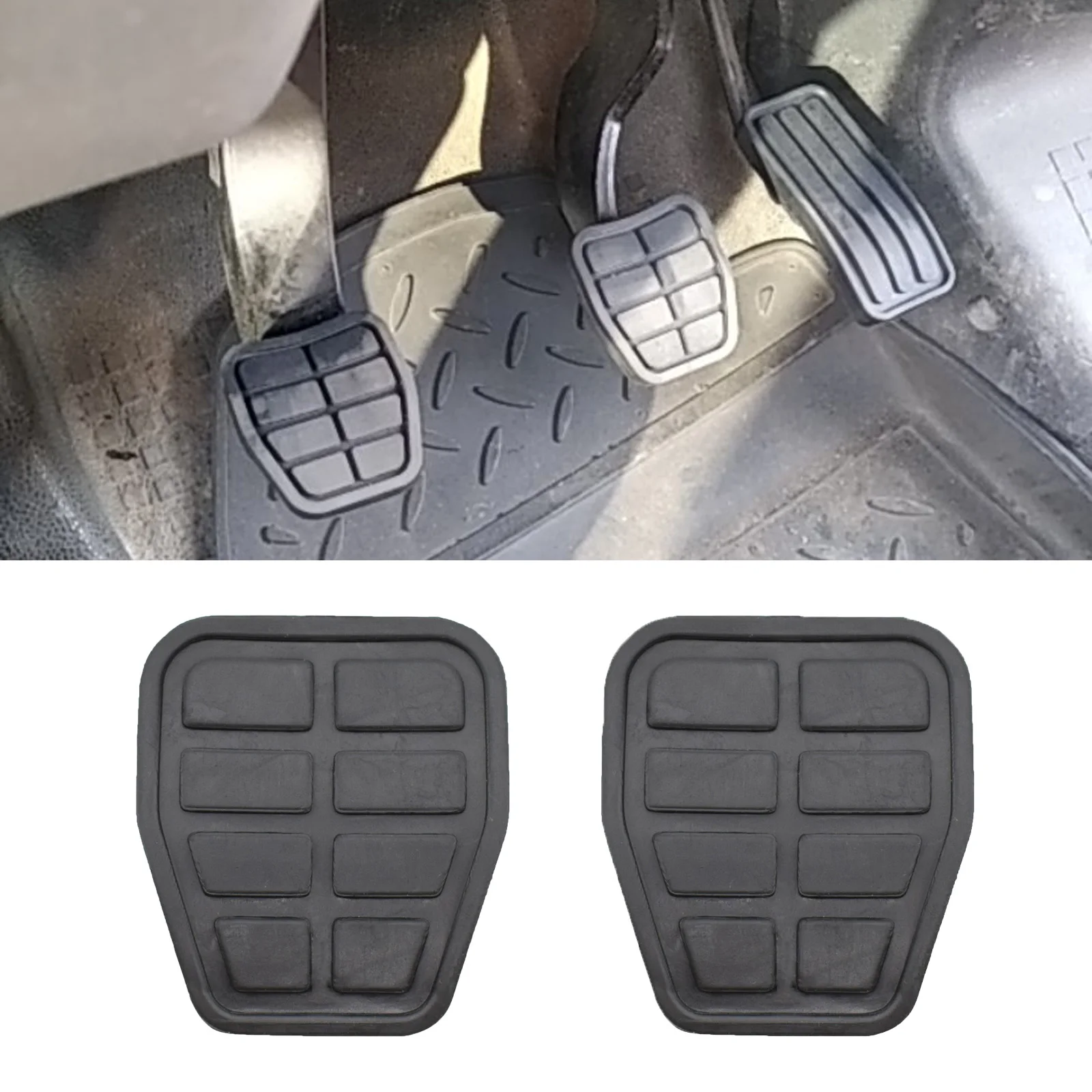 

2 шт., резиновые накладки на тормозные колодки для VW Golf Jetta MK2 T4 C44 1983 - 1992 1984-1992, Стайлинг автомобиля, защита от скольжения
