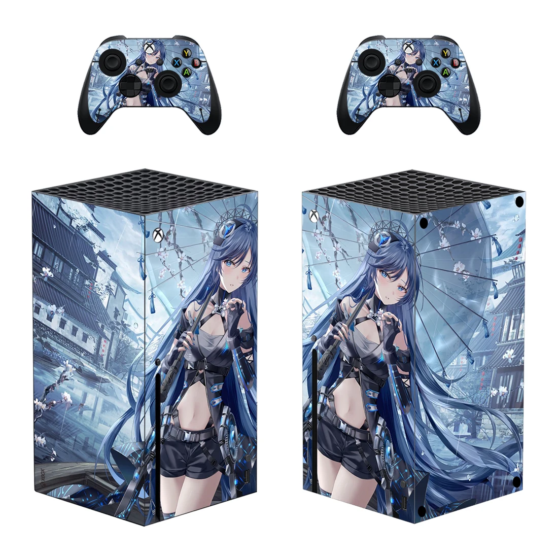 

New Girl Style Xbox Series X Skin Sticker for Console & 2 Controllers Decal Vinyl Protective Skins Style 1