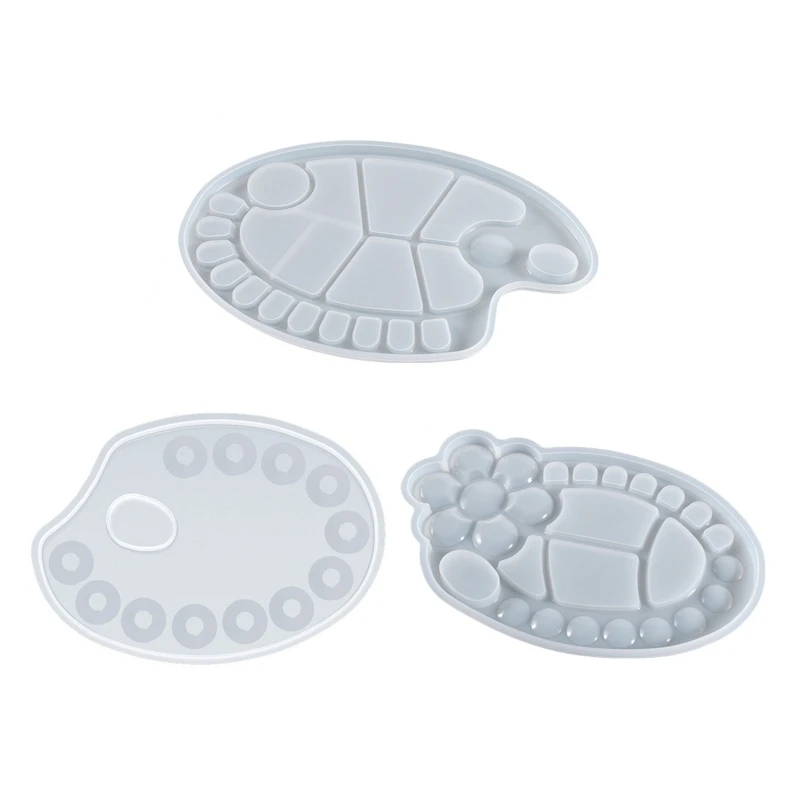 

Формы из эпоксидной смолы с агатом для изготовления ломтиков агата, палитра для макияжа, дизайн ногтей T8DE