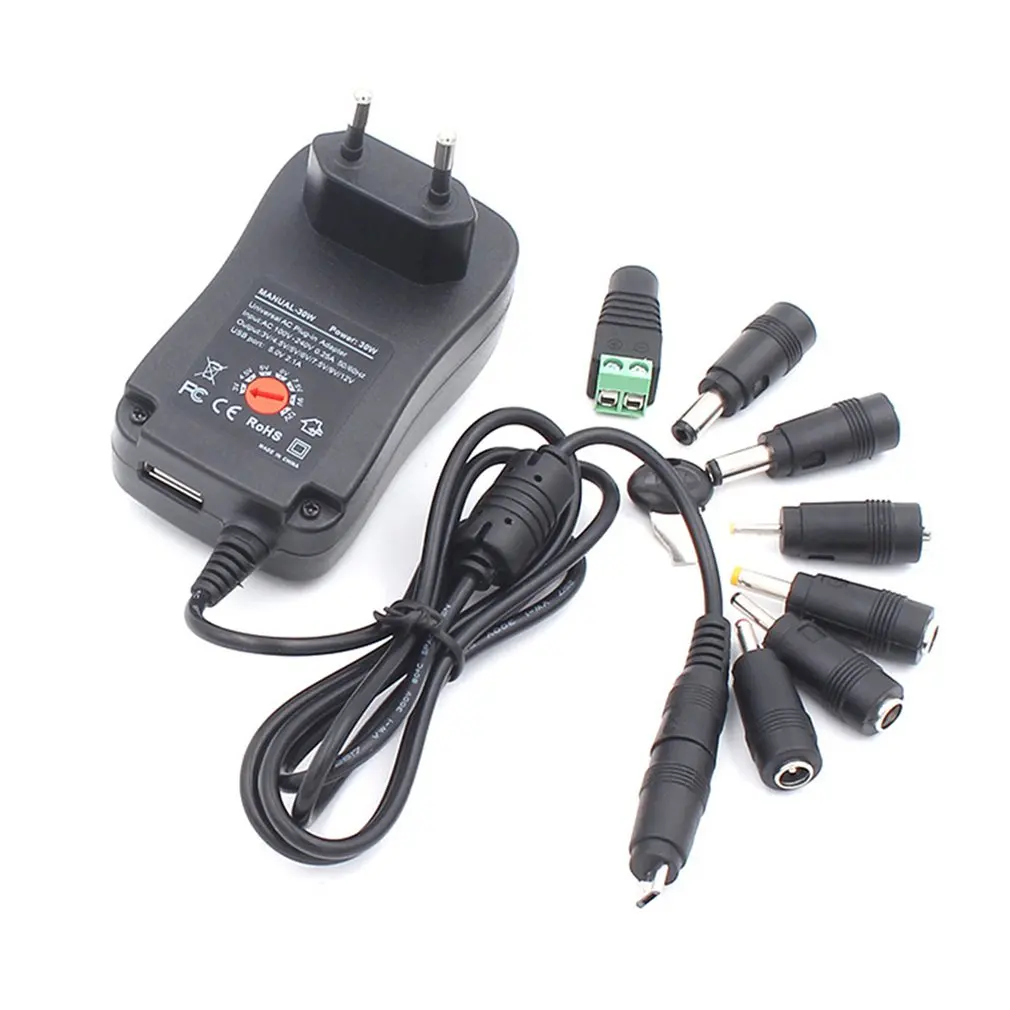 

Multifunctional Adjustable Power Adapter Switching Power Supply Universal Household Electronic LED Strip Adapter
