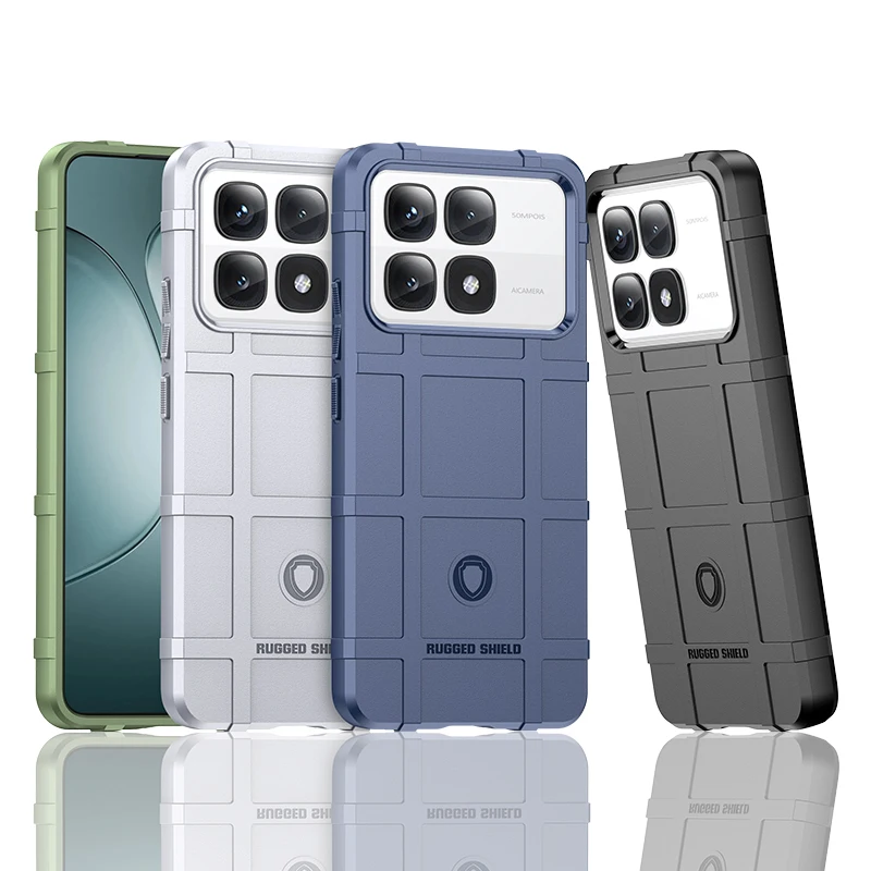 Чехол для Xiaomi Redmi K70 Ultra Extreme Edition прочный с полной защитой на 360 ° и от отпечатков