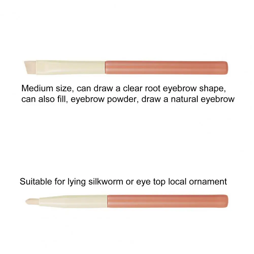 

Makeup Powder Brush Set 1 Set Lightweight Soft Bristle 10 Pieces Eyebrow Makeup Brush Set for Daily Use