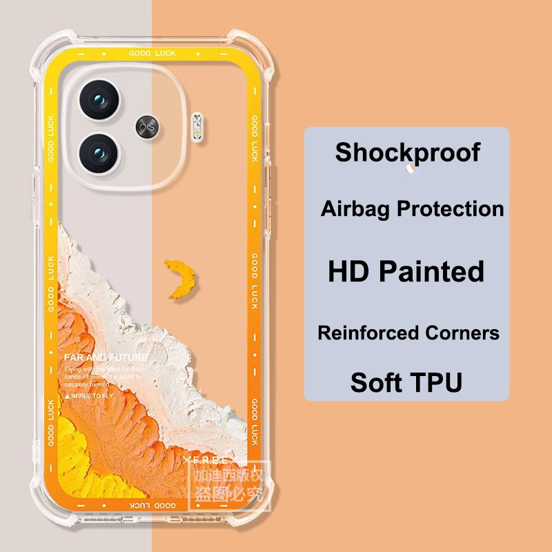 Прозрачный чехол для Vivo iQOO Z9 Turbo + телефона Z9Turbo Plus Z9X TPU силиконовая Мягкая задняя