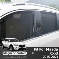 car window sunshade cover for mazda cx 3 2015 2021 car styling auto accessories mesh stylish window sun visor summer protector