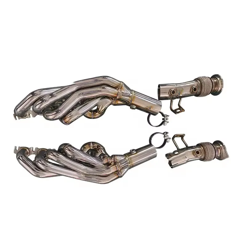 Коллекторы выпускного коллектора Xinaote для Audi R8 V10 5.2L 2010-2020 Lamborghini Gallardo LP Huracan LP580 LP610