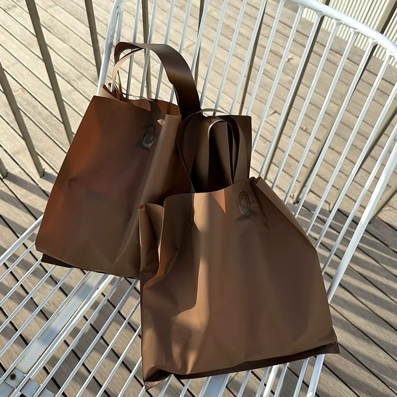 

50 шт. матовые пластиковые сумки-тоут