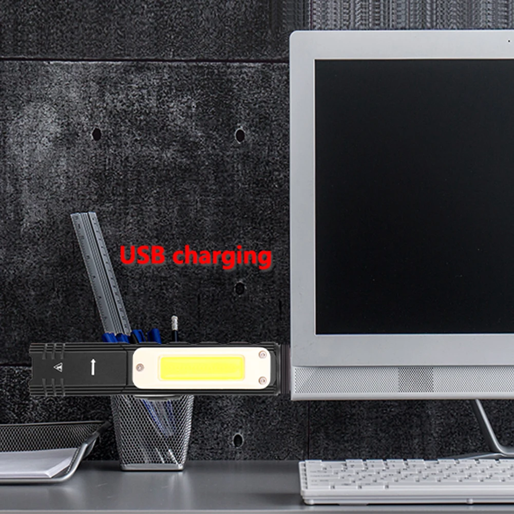 

Мощный фонарик Xpg Cob с зарядкой от Usb, водонепроницаемый уличный фонарь для скалолазания