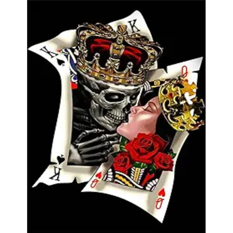 AB Алмазная картина Мультфильм скелет пара Набор для вышивания Настенное