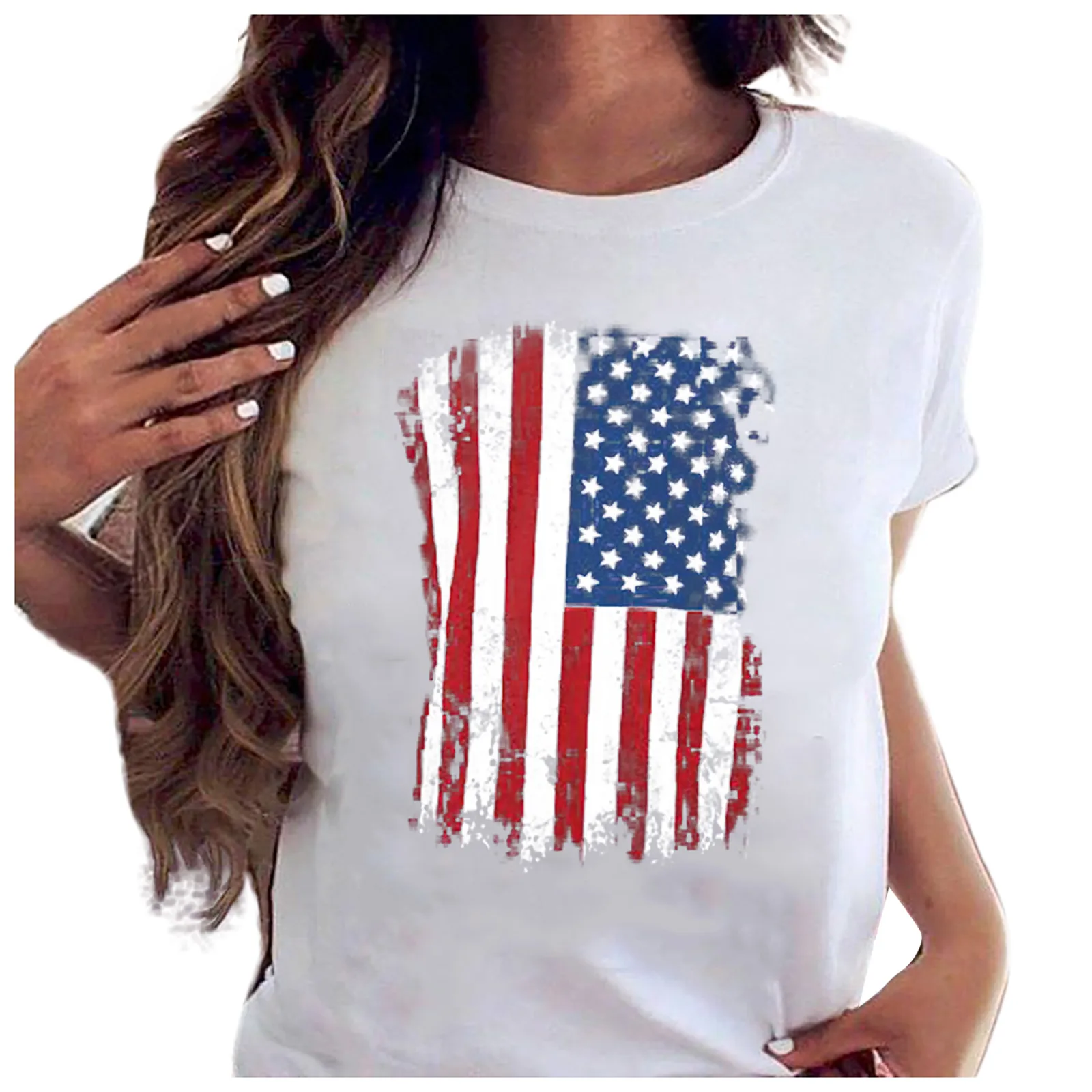 

Футболки для взрослых женщин на День независимости стильный Топ рубашка женские топы футболки для женщин