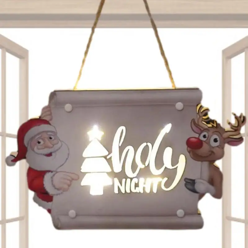 

Рождественский подвесной знак с надписью "Merry Christmas" для крыльца, фермерский Настенный декор, Рождественский Настенный декор, Рождественска...