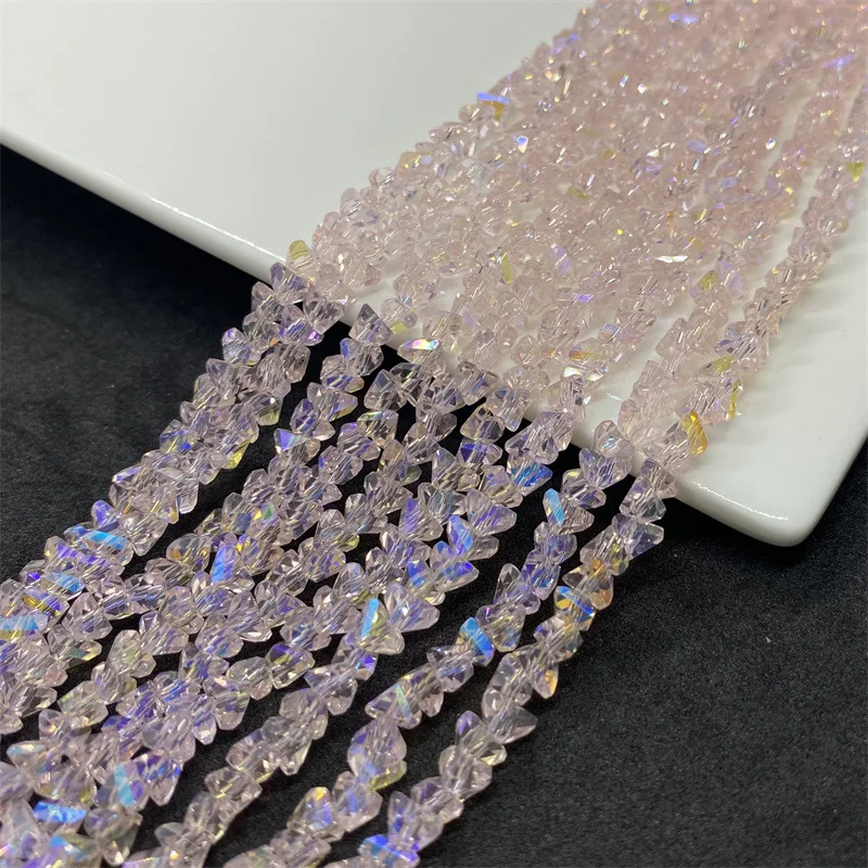 

Бусины Из Натурального стекла в форме треугольника, 4 мм, 138 шт./нить