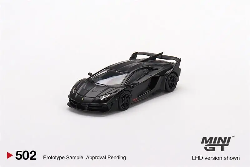 

MINI GT 1:64 Lambo LB-Silhouette WORKS Aventador GT EVO Matte Black LHD Diecast Model Car