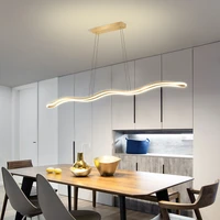 metal linear pendant light minimalist modern led pendant light living room decoration lamps lampara indoor lighting hx50nu