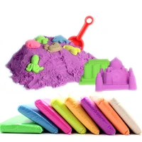 100gbag sand slime soft clay novelty beach toys model clay dynamic moving magic sand toys for children