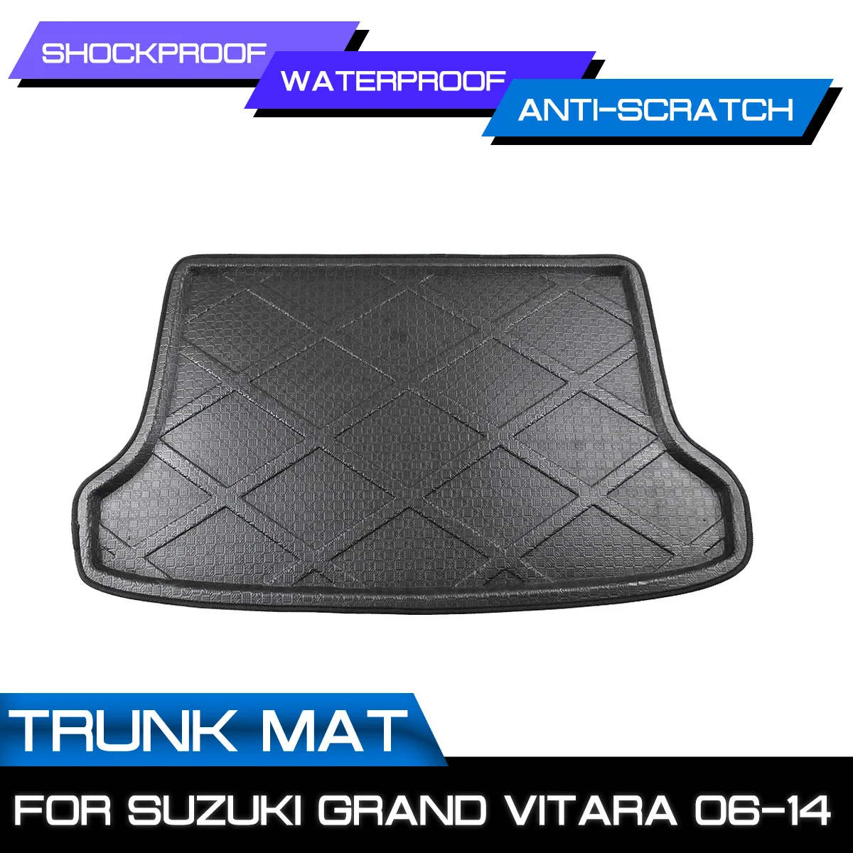 

Коврик для багажника автомобиля, водонепроницаемые напольные коврики, коврик для защиты от грязи, поднос для груза для Suzuki Grand Vitara 2006 2007-2008
