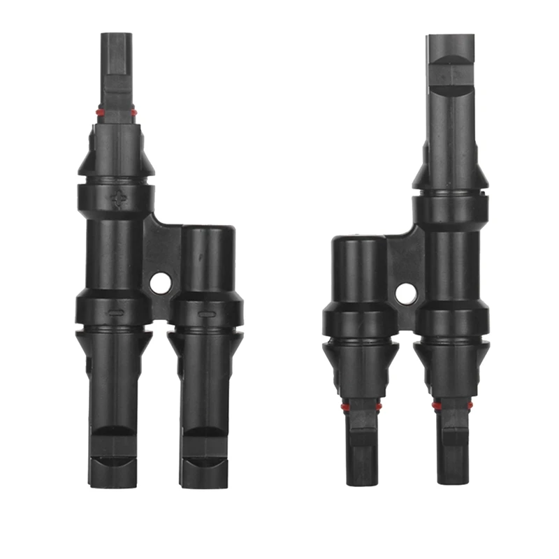 

AT14 Solar Panel Connector Male And Female Plug Photovoltaic Connector Solar T-Type Three-Way Connection