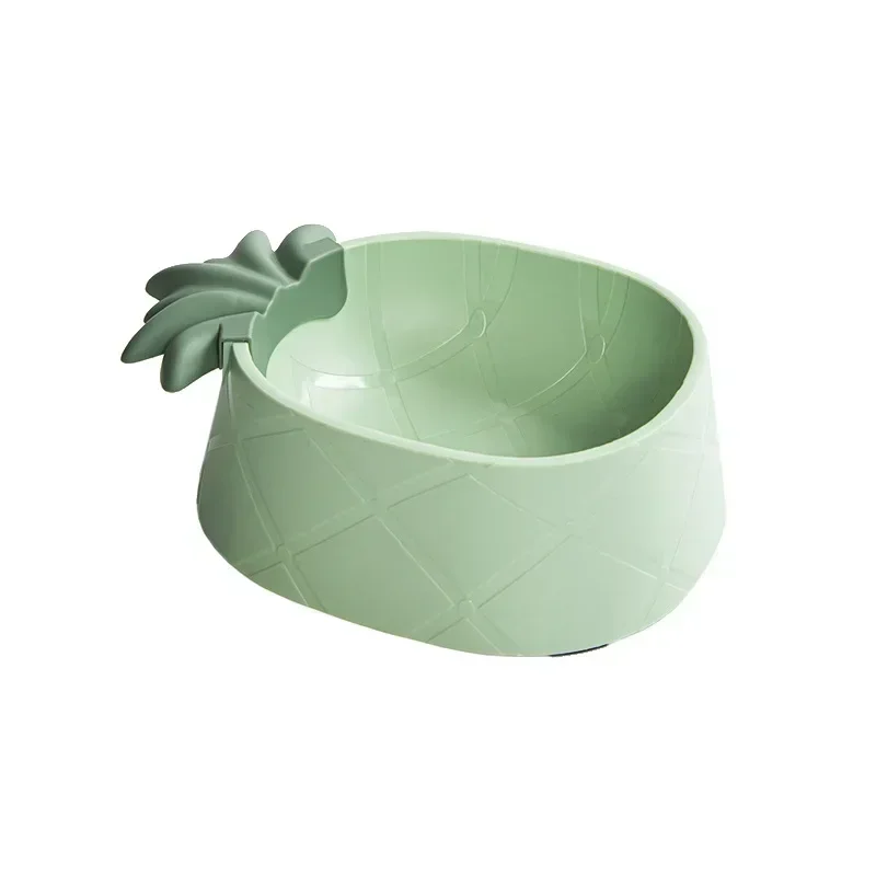 Миска для кошек милый ананас нескользящая миска маленьких собак защита шеи воды