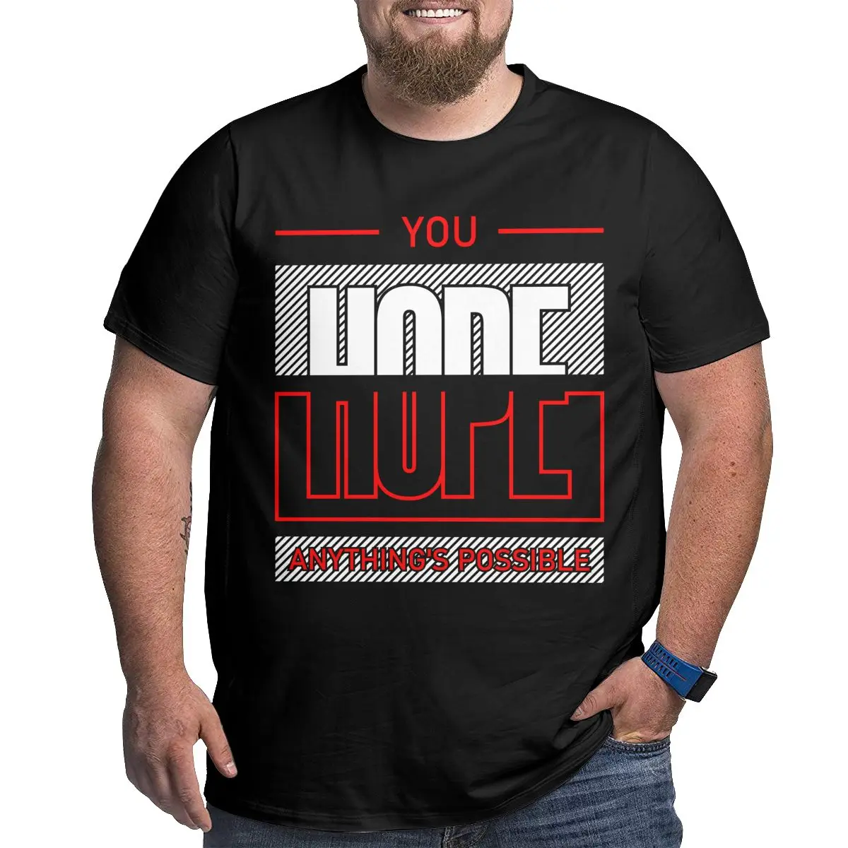 

Футболка мужская хлопковая с коротким рукавом, размеры до 5XL