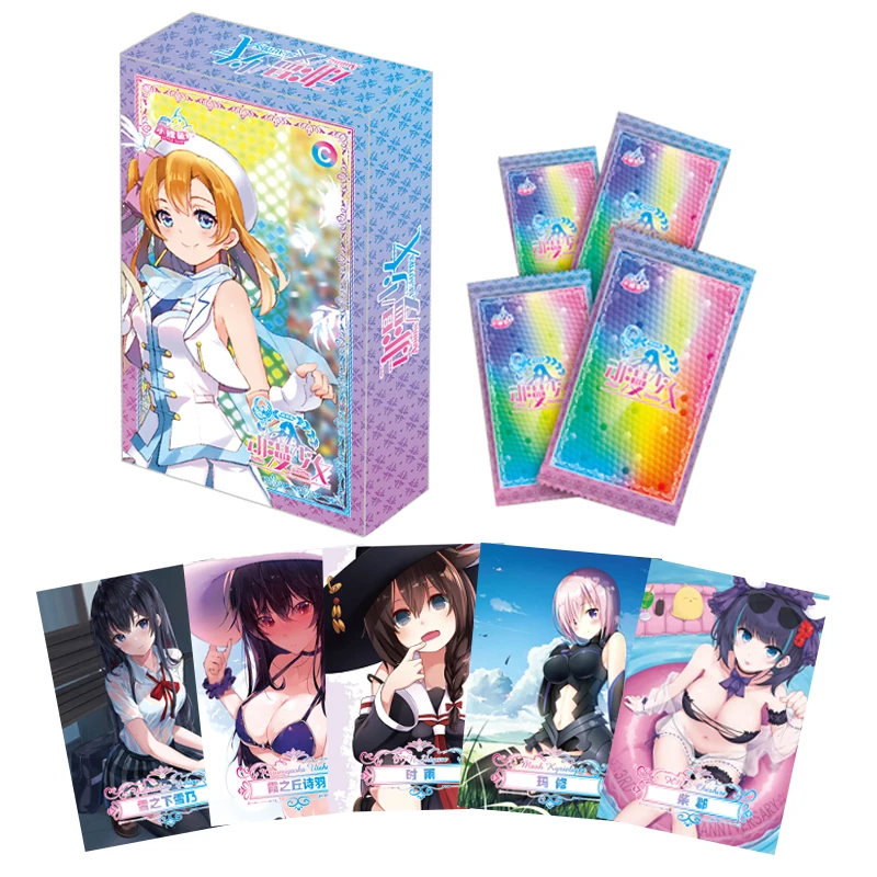 

1/4/12box Goddess Story Collection Booster Cards Playing Board Games Carts Paper Kids Toys Anime Gift Table Christmas