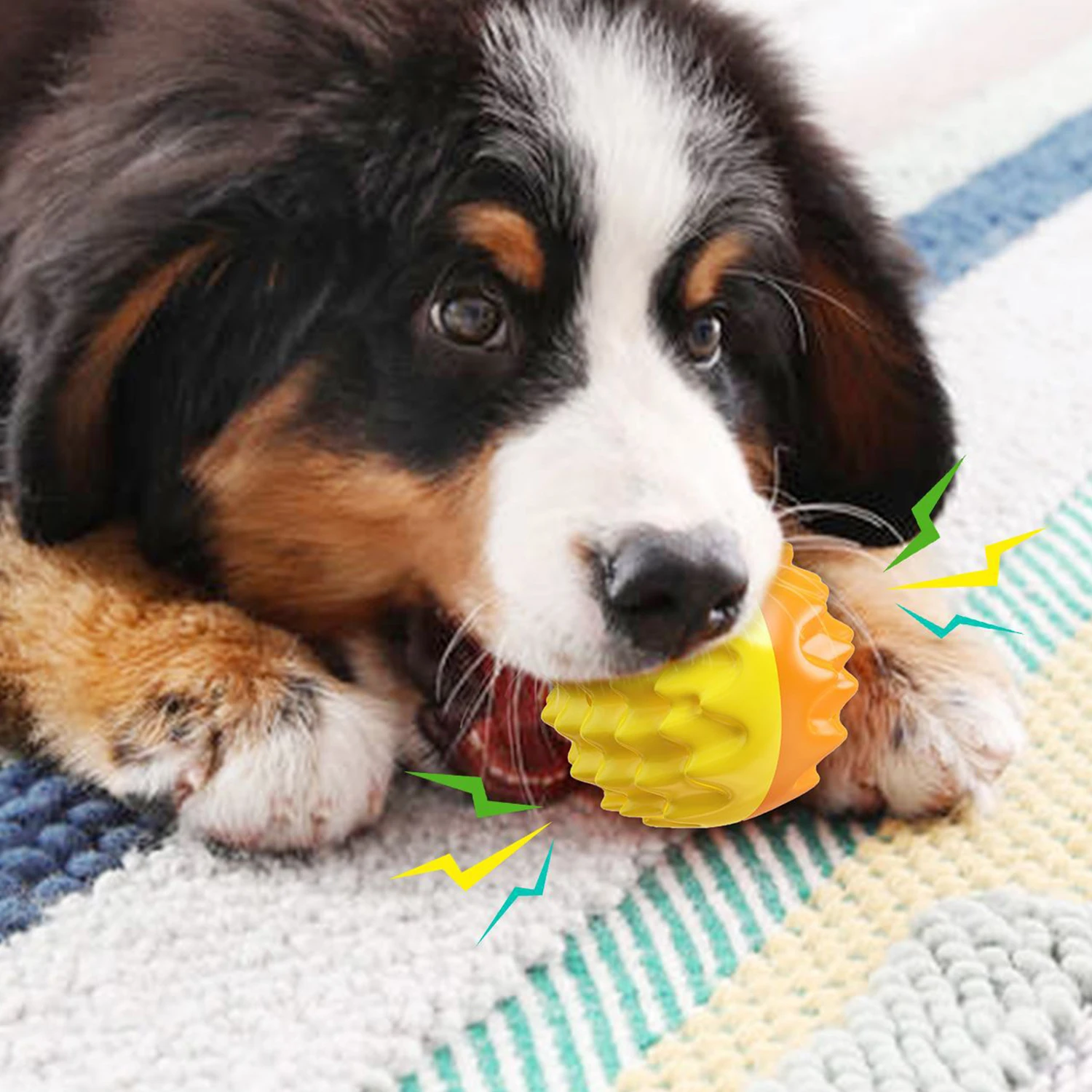 Игрушечный мяч для питомца Жевательные Зубы кошек и собак чистые зубы выпуклая