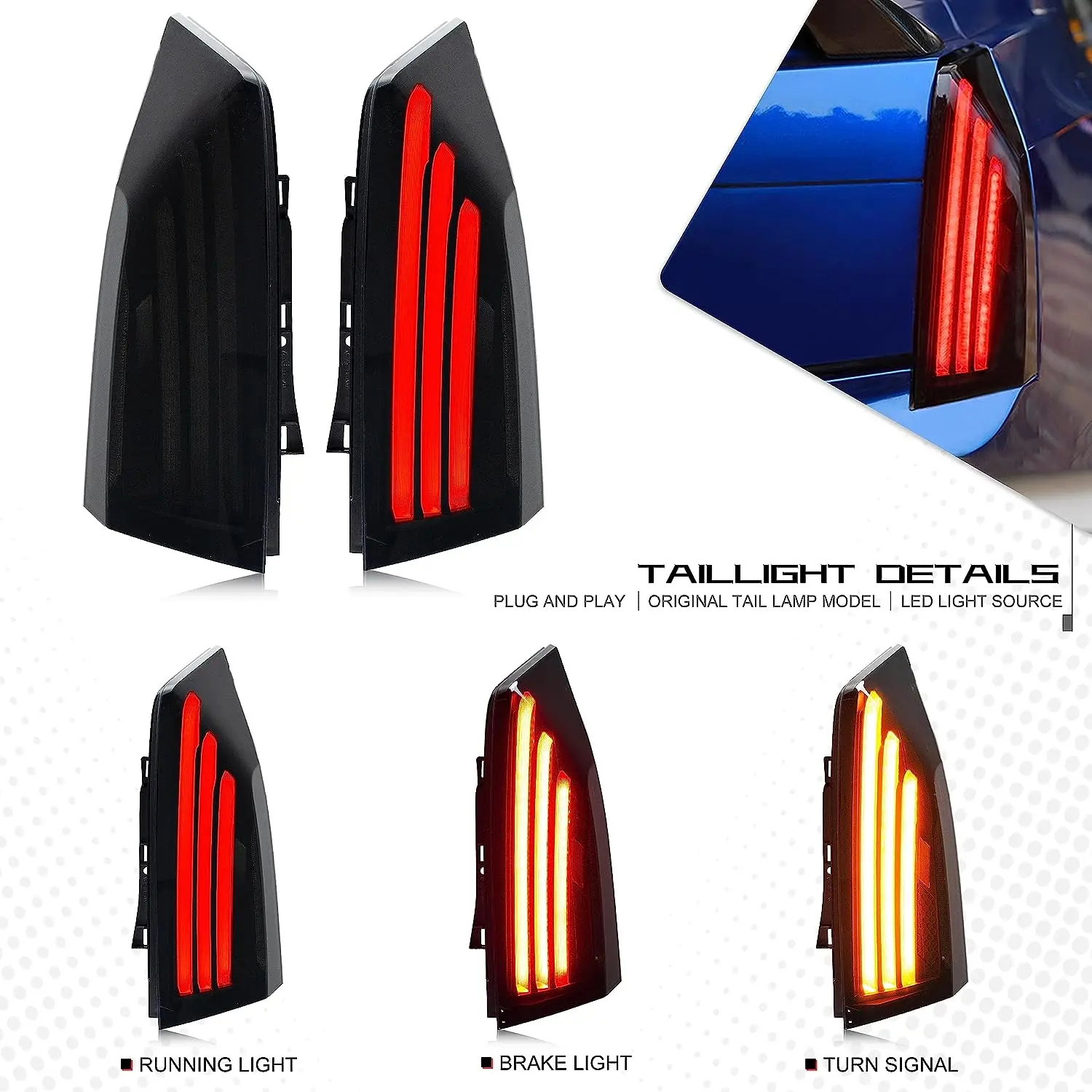 Задние фонари для Cadillac ATS 2014-2020