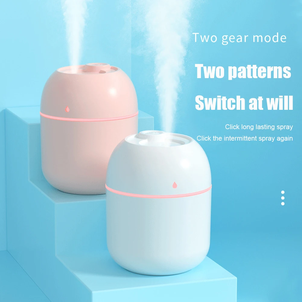 

New 220ML Mini Portable Ultrasonic Air Humidifer Aroma Essential Oil Diffuser USB Mist Maker Aromatherapy Humidifiers For Home