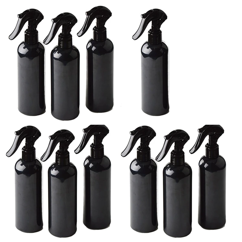 

New 10Pcs Multifunctional 300ML Plastic Spray Bottle Trigger Sprayer Essential Oil Perfume Container Portable