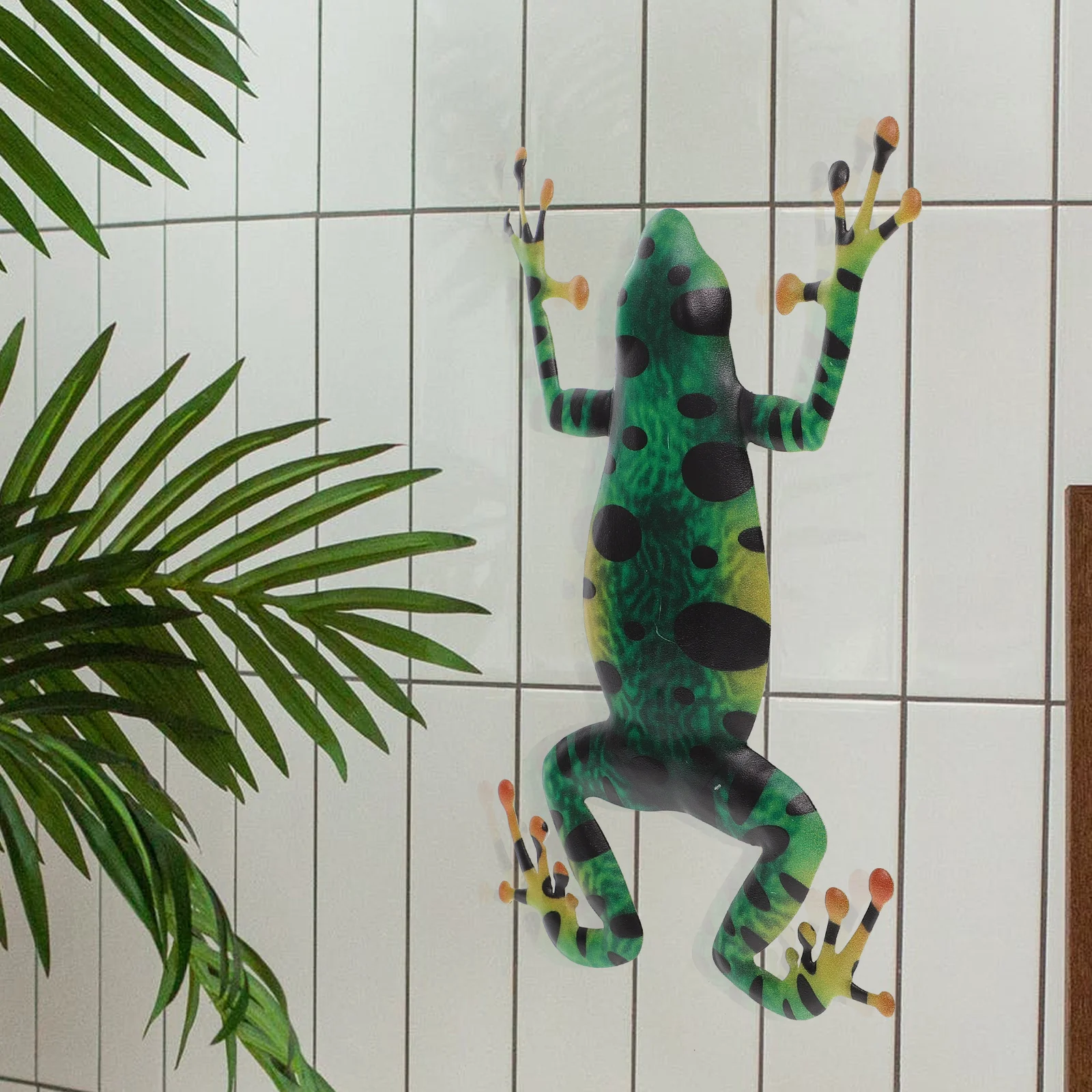 Винтажный домашний декор садовый забор статуя кованая железная лягушка