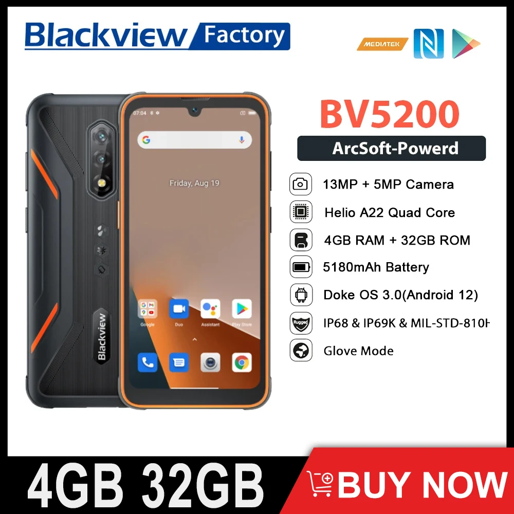 Смартфон Blackview BV5200 4/32ГБ global
