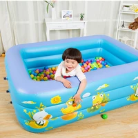 blue pliable pool summer kids game big safety swimming pool party folding floaties reusable piscine hors sol swimming equipment